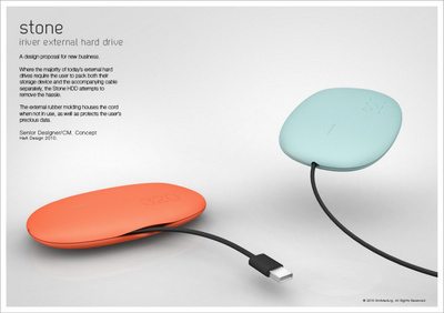 iRiver便携HDD 从设计图鉴到现实应用，简约与功能的完美融合