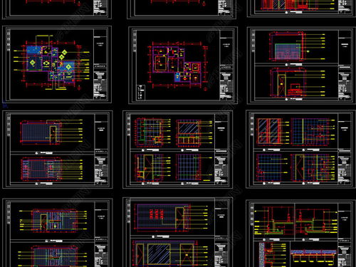 精品豪华家装装修设计 全方位施工图与效果图解析